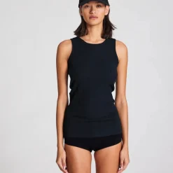 Alberte Top - Øko Bomuld - Black