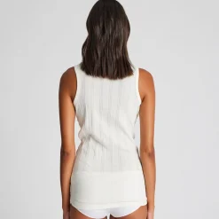 Alberte Top - Øko Bomuld - Off White