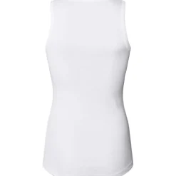 Alberte 1x1 Rib Top - Øko Bomuld - White