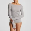 Amalie Bluse - Viskose/Uld - Light Grey Melange