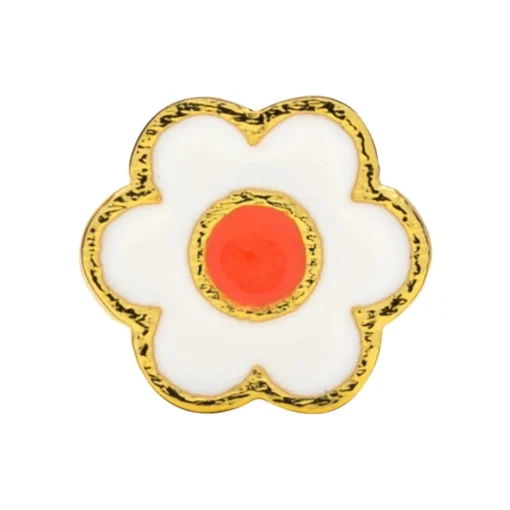 Anemone - Orange/Coral/White