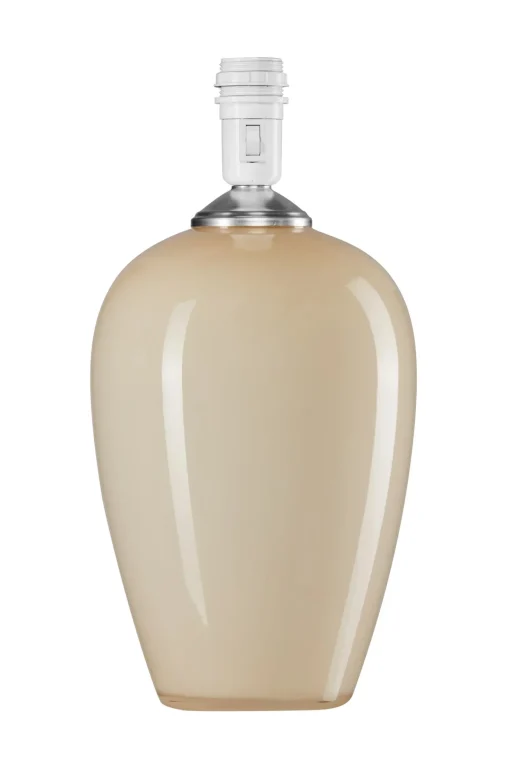 Anne Sofie, Mundblæst Glaslampe - Beige Opal
