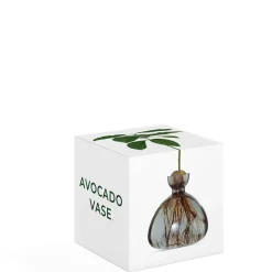 Avocado Vase - Smoke Grey