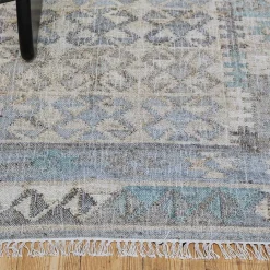 Bashir - Jute Kelim Løber - Beige/Grey