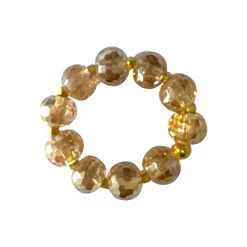 Big Bo - Ring - Champagne Crystal (RHH24)
