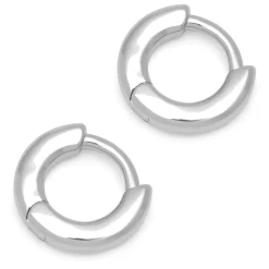 Buckle Hoops Sølv (Small)