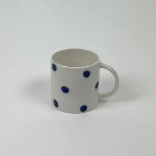 Candy Cup Tall - Large - Blue Dot