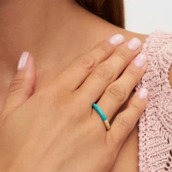 Color Ring - Petrol/Buttercream