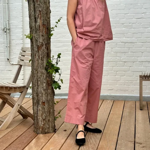 Copenhagen Bukser - Øko Bomuld - Ash Rose