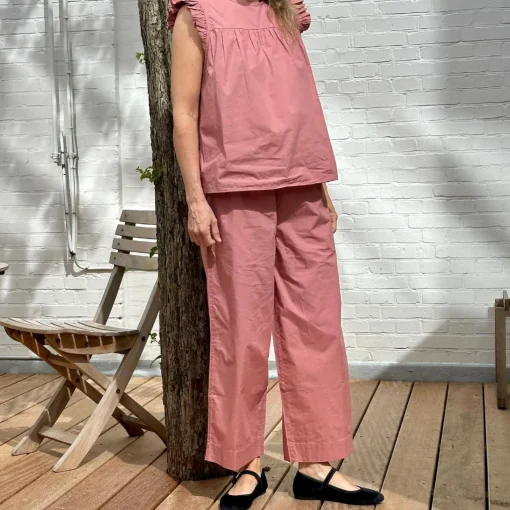 Copenhagen Bukser - Øko Bomuld - Ash Rose