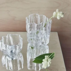 Crackle Vase - 121 mm - Clear