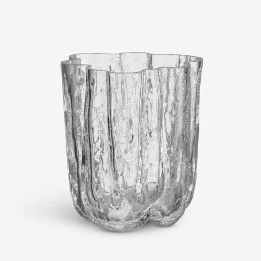 Crackle Vase - 121 mm - Clear