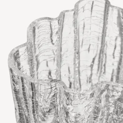 Crackle Vase - 121 mm - Clear
