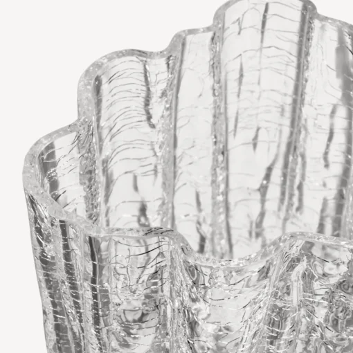 Crackle Vase - 121 mm - Clear
