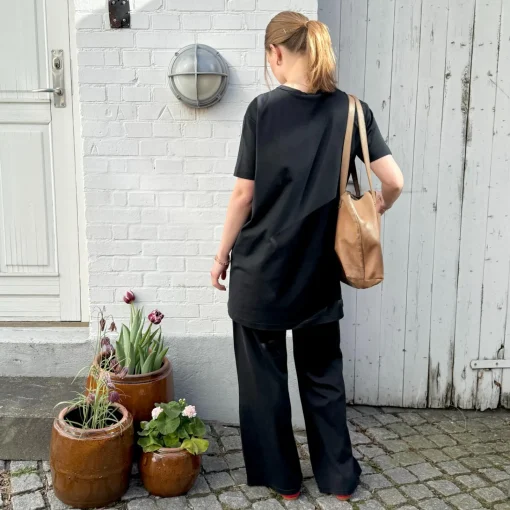 DERRET T-Shirt - Bomuld - Black (900)