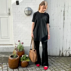 DERRET T-Shirt - Bomuld - Black (900)
