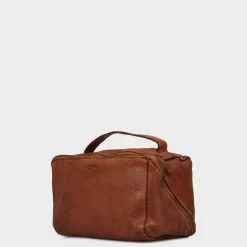 Dillon, Stor Toilettaske - Cognac