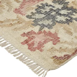 Dorset - Jute Kelim Løber - Pink/Rød/Grøn/Blå
