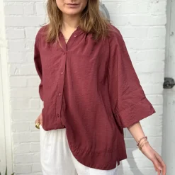 Dubai Skjorte - Viskose - Rose Brown
