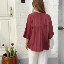 Dubai Skjorte - Viskose - Rose Brown