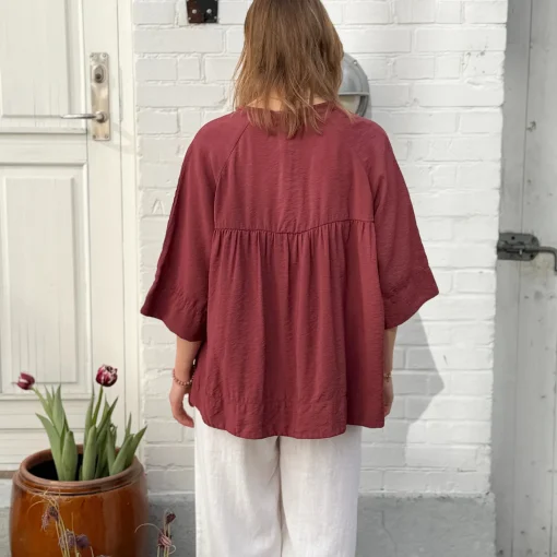 Dubai Skjorte - Viskose - Rose Brown
