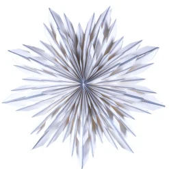 Elsa, Papirstjerne, 60 cm - Sølv