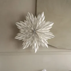 Elsa, Papirstjerne, 60 cm - Sølv