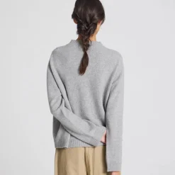 Felicia Cardigan - Cashmere  - Grey Melange