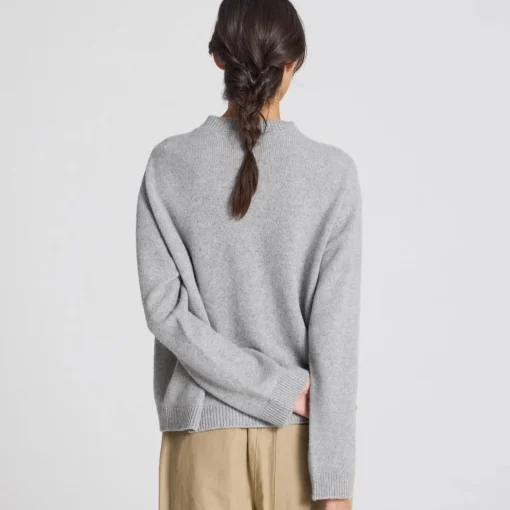 Felicia Cardigan - Cashmere  - Grey Melange
