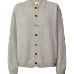 Felicia Cardigan - Cashmere  - Grey Melange