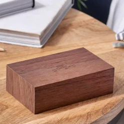 Flip Click Clock - Vækkeur i Træ - Walnut