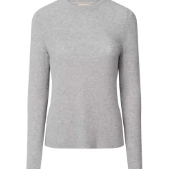 Freja Knit - Øko Bomuld - Light Grey Melange