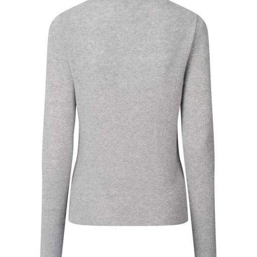 Freja Knit - Øko Bomuld - Light Grey Melange