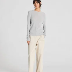 Freja Knit - Øko Bomuld - Light Grey Melange