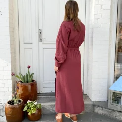 Havanna Slå-Om Kjole - Viskose - Rose Brown