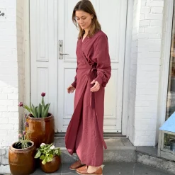 Havanna Slå-Om Kjole - Viskose - Rose Brown