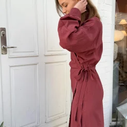 Havanna Slå-Om Kjole - Viskose - Rose Brown