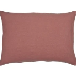 Hør Pude - 50x70 - Faded Rose (37)