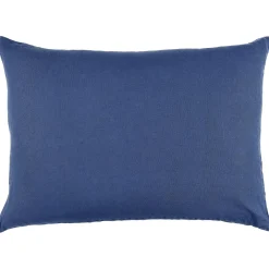 Hør Pude - 50x70 - Indigo (87)