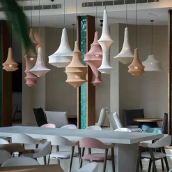 Large Joosh - Hæklet Loftslampe - Beige