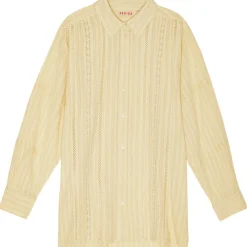 Laura Oversize Skjorte - Øko Bomuld - Vanilla