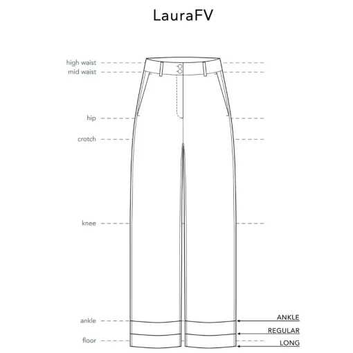 LauraFV - Bukser - Black Linen