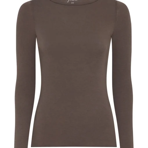 Lima Bluse - Modal/Cashmere - Coffee Quartz