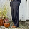LONG Copenhagen Bukser - WOOL BLEND - Dark Navy