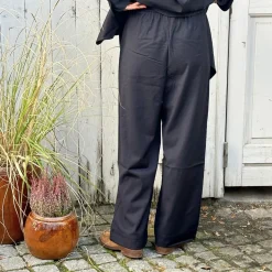 LONG Copenhagen Bukser - WOOL BLEND - Dark Navy