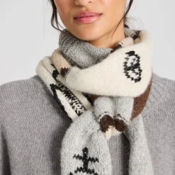 Long Signature Scarf - Alpakauld - Mulch