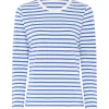 Lucca Bluse - Øko Bomuld - Amparo Blue Stripe