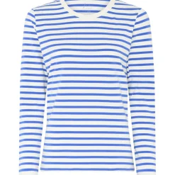 Lucca Bluse - Øko Bomuld - Amparo Blue Stripe