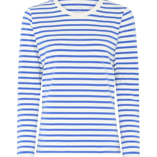 Lucca Bluse - Øko Bomuld - Amparo Blue Stripe