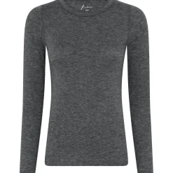 Lucca Bluse - Modal/Cashmere - Dark Grey Melange